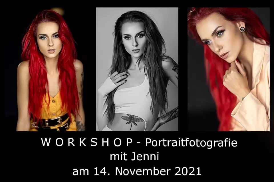 Workshop "Portraitfotografie" mit Jenni am 14.11.2021