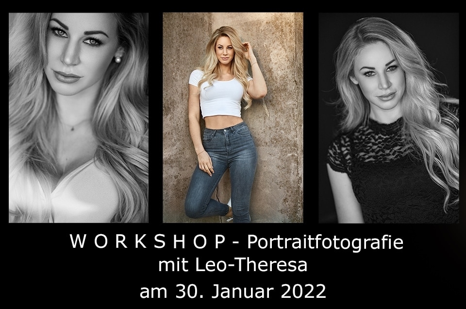 Workshop „Portraitfotografie“ mit Leo Theresa am 30.01.2022