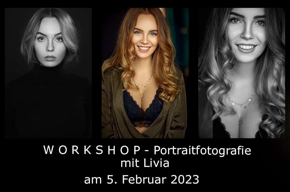 Workshop "Portraitfotografie" mit Livia am 05.02.2023