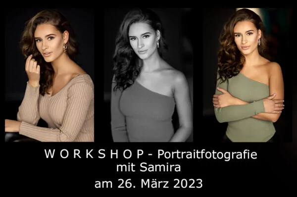 Workshop - Portraitfotografie mit Samira am 26.03.2023