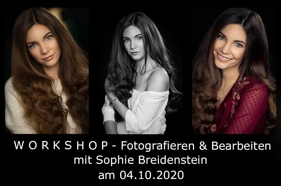 Workshop "Portraitfotografie und Bildbearbeitung" mit Sophie Breidenstein am 04.10.2020